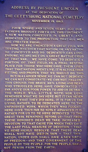 Gettysburg Address